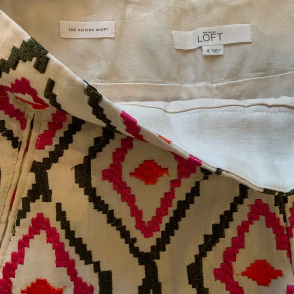 Ann Taylor Loft Riviera Shorts, size 4, great condition. - Picture 4 of 5